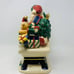 Fitz and Floyd Omnibus Santa Sleigh Reindeer Cookie Jar 1993 VERY RARE