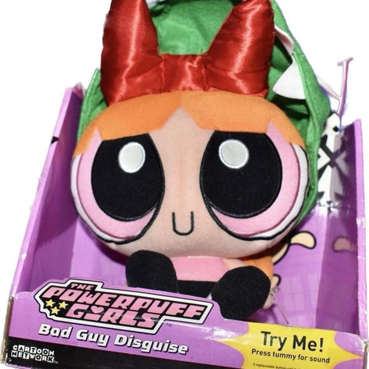 Plush 2001 The Powerpuff Girls Blossom Bad Guy Disguise Talking Doll by Cartoon