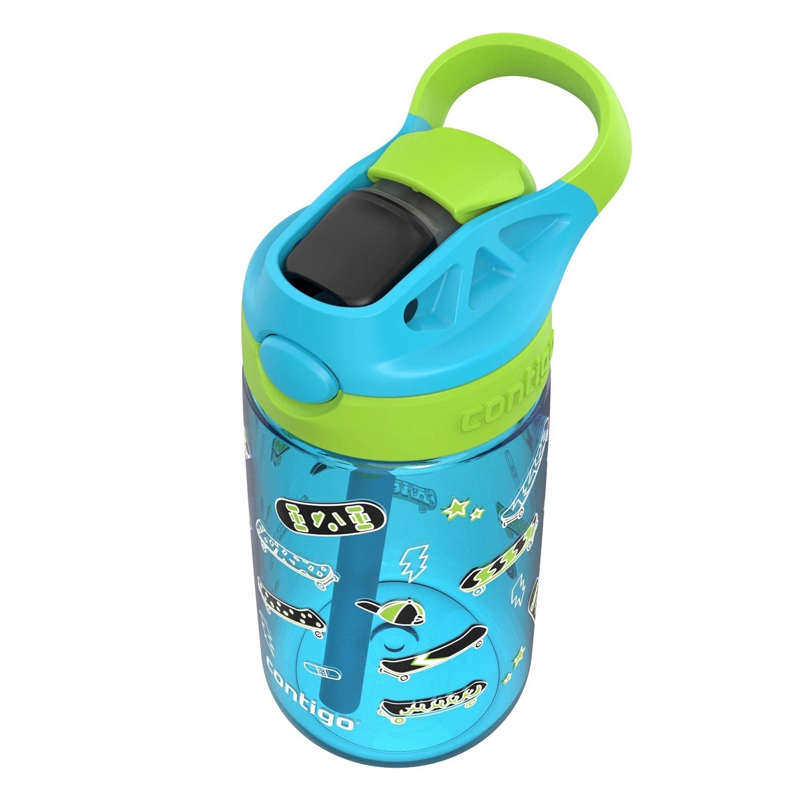 Contigo Aubrey Leak-Proof Spill-Proof Water Bottle Blue 14 oz 2PK