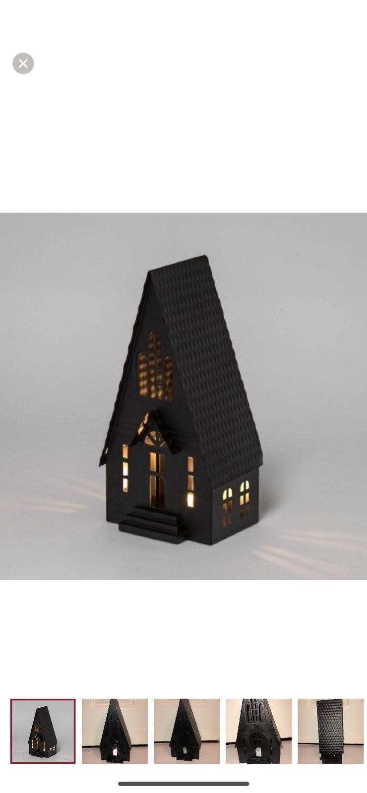 Target Hyde and Eek boutique light up Metal Halloween House