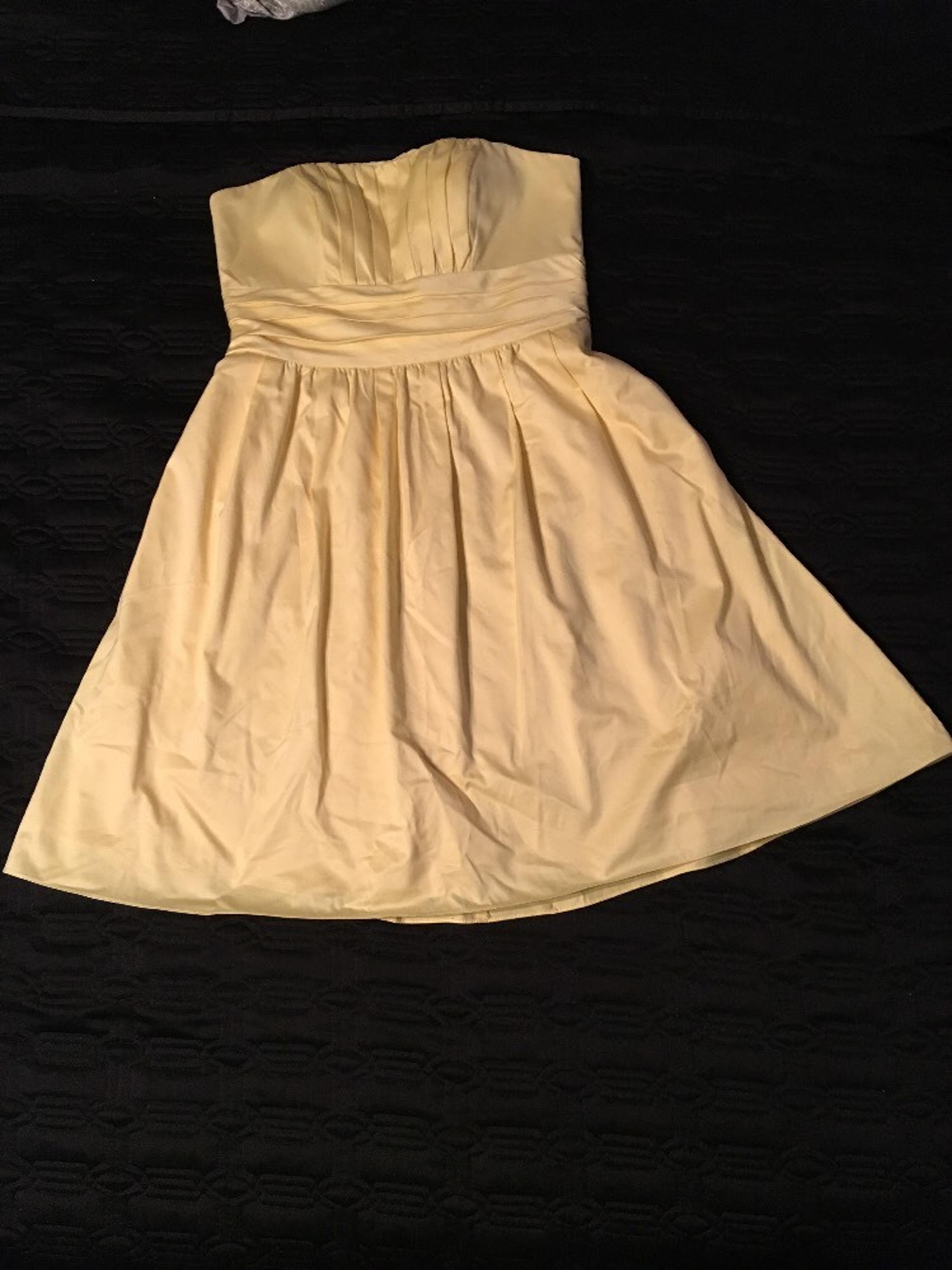 Yellow Bridesmaid's Dress. David's Bridal. Size 8