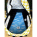 VANS x The Simpsons Lisa Checkerboard Backpack Book Bag Yellow Black White EUC
