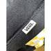 VANS x The Simpsons Lisa Checkerboard Backpack Book Bag Yellow Black White EUC