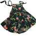 CAbi Women’s Drama Skirt Black Floral Print Wrap Midi Style Size XS Stretch Fun