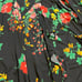 CAbi Women’s Drama Skirt Black Floral Print Wrap Midi Style Size XS Stretch Fun