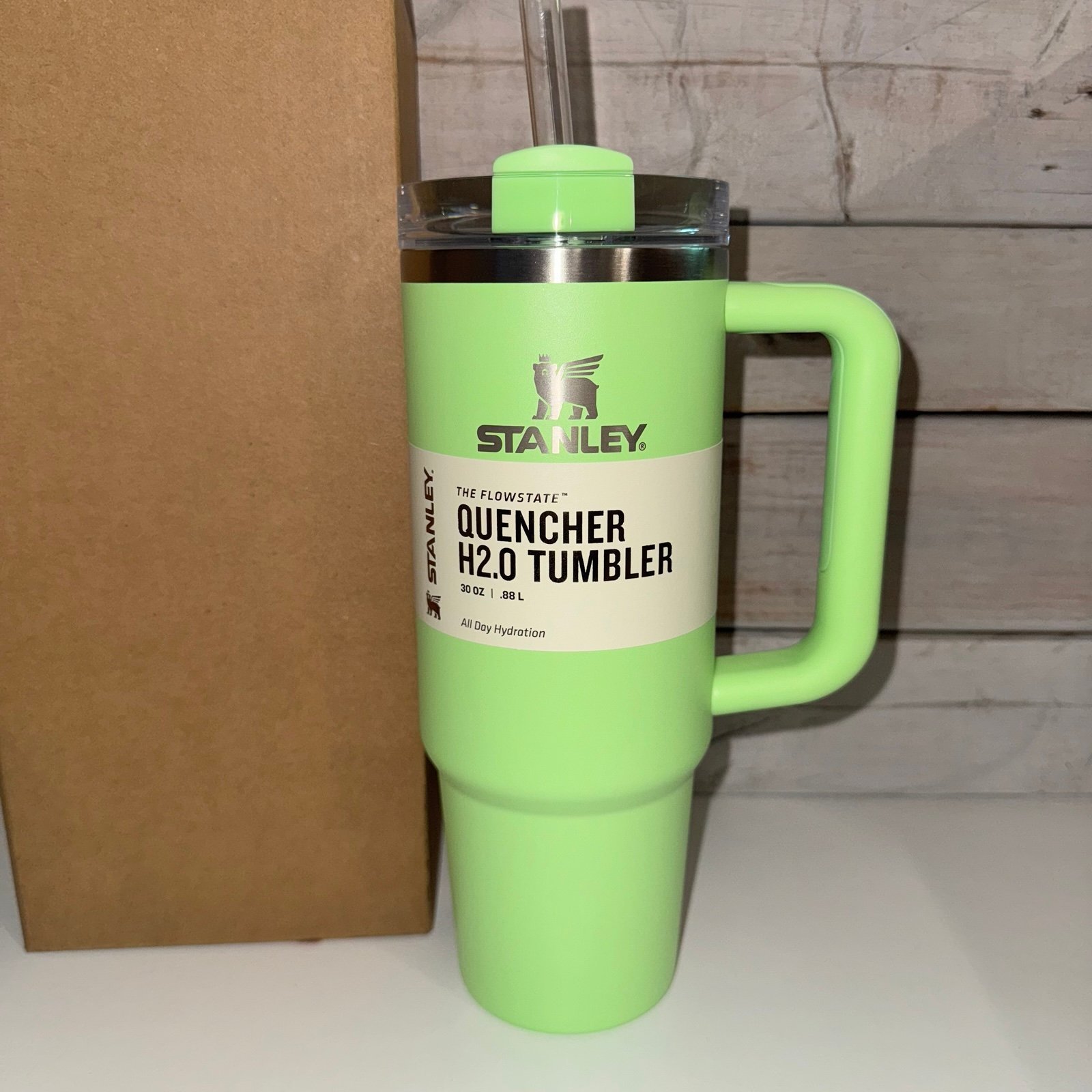 Stanley 30oz Tumbler Feather Green Target Exclusive 2023 St. Patricks NWT