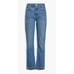 redone 70s bootcut High Rise Button Fly Size 32 Medium Wash Revolve Button Fly