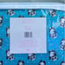 Blue panda TWIN sheet set with eye mask