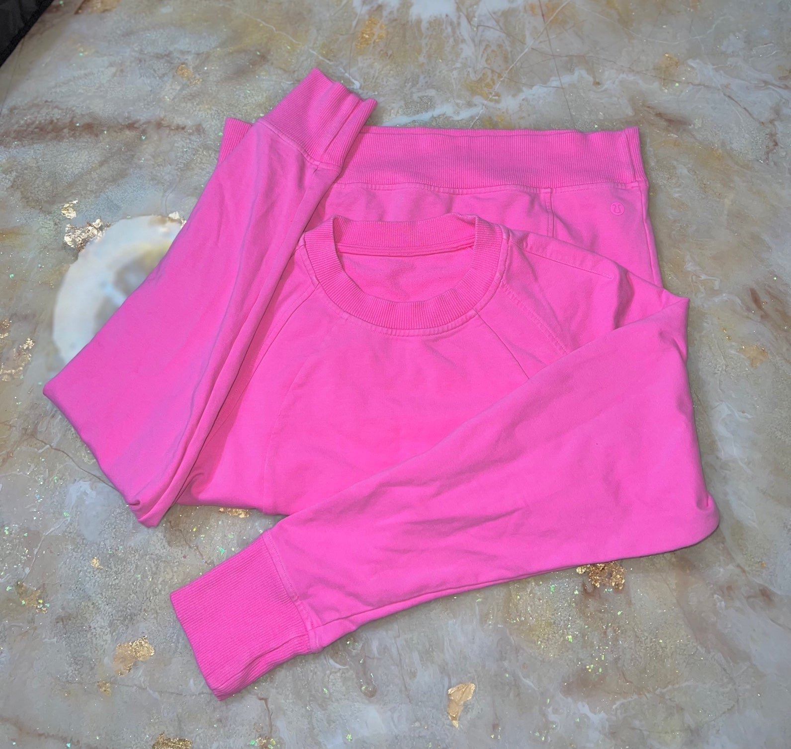 Lululemon scuba Crew Prism pink size 8