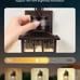VIANIS ORB Motion Sensor Outdoor Lights Wall Mount, Dusk to Dawn Waterproof Exte