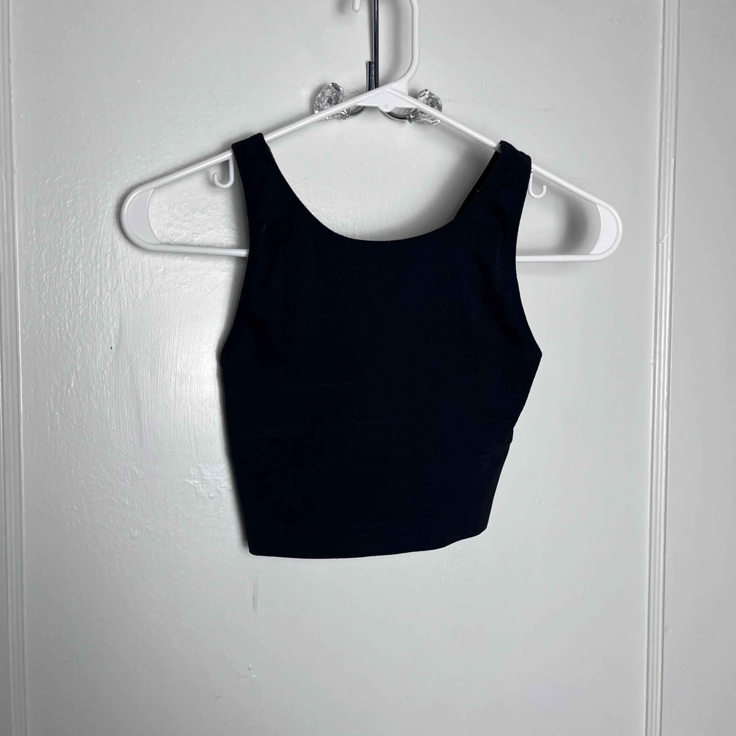 Victoria's Secret Sport Women's Black Light Support Ribbed Sports Bra Small