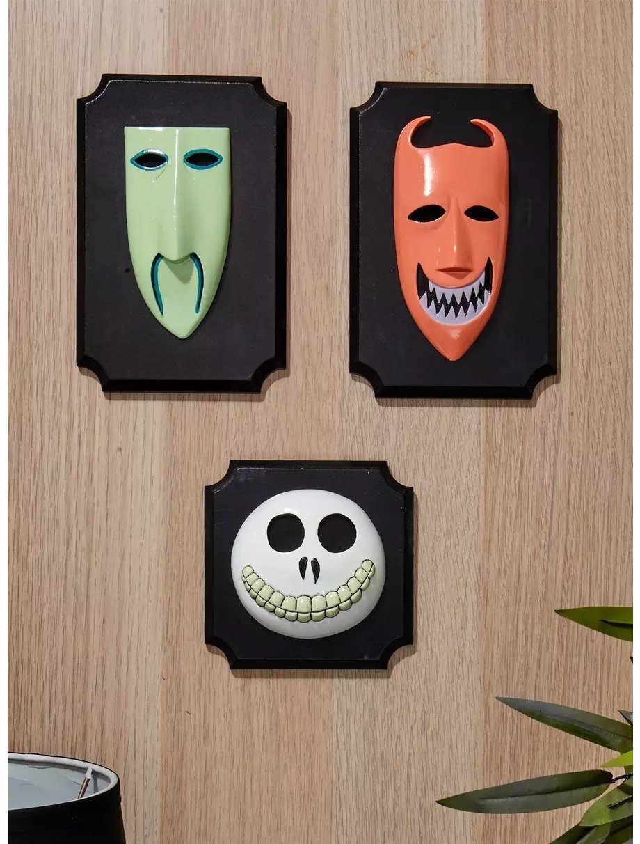 RARE NWTIB NBC Oogie's Boys Masks Wall Plaques Hot Topic Exclusive