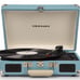 Crosley CR8005D-TU Cruiser Deluxe Vintage 3-Speed Bluetooth Suitcase Vinyl Recor