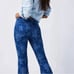 NWT We The Free Penny Pull-On Printed Flare Jeans 31
