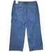 INC International Animal Print Denim Jeans Wide Leg Blue Leopard SZ 20W MSRP 80