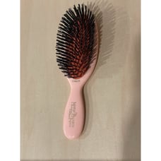 Mason Pearson Boar Bristle Pink Paddle Hair Brush Child Travel Size Used