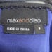 Max and Cleo Strapless Gown Maxi Dress Asymmetric Pleats Iridescent Blue Black 6