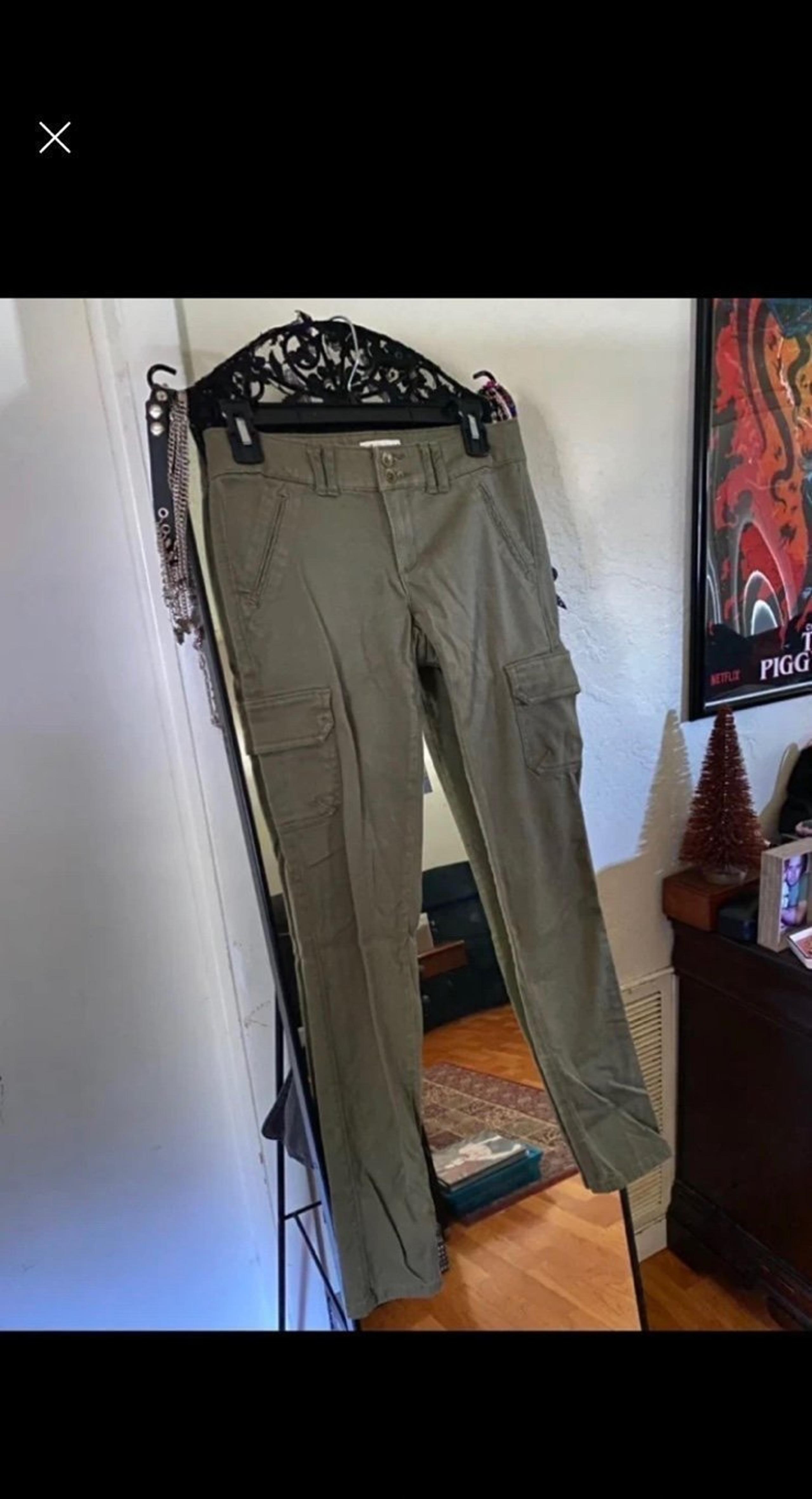American Eagle Outfitters Size 4 Regular Stretch Cargo Jegging Ankle Pants