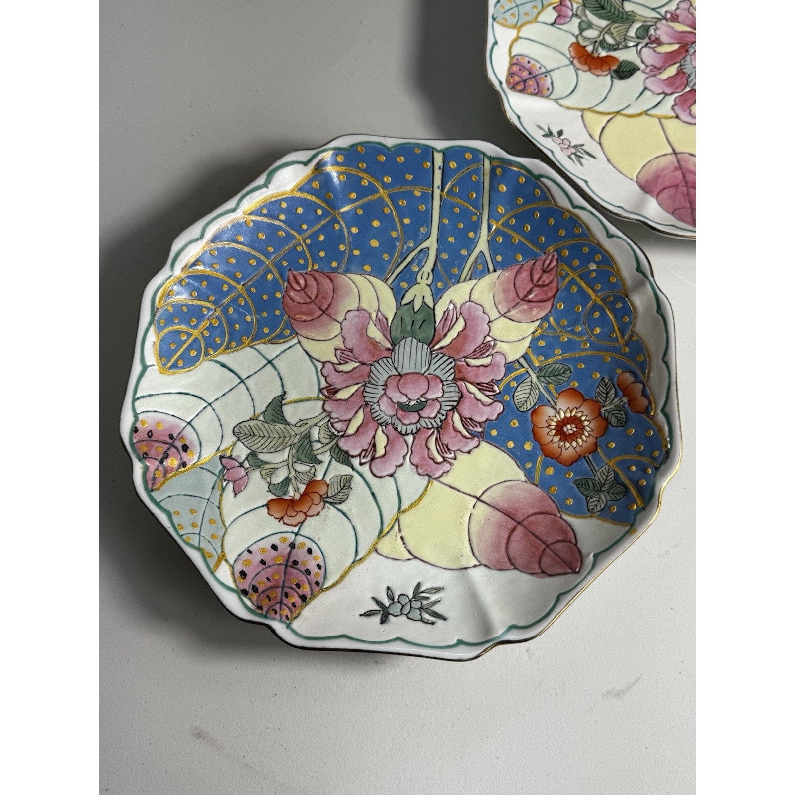 hand painted china plates