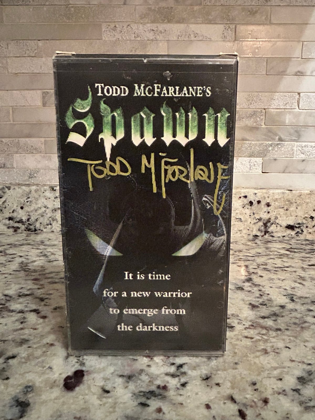 1997 Spawn VHS Movie Animated Movie signed by Todd McFarlane