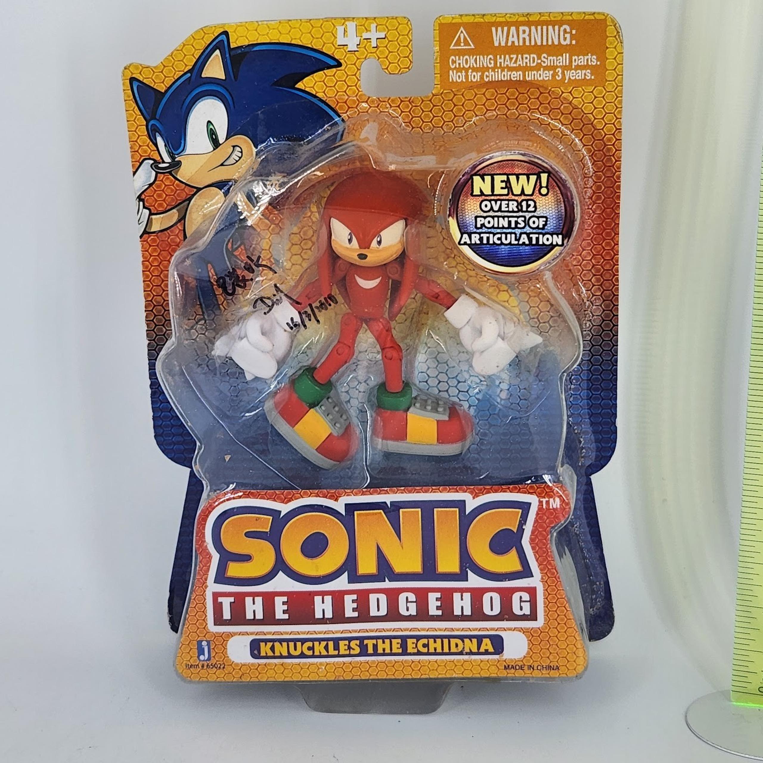 Sonic The Hedgehog Action Figure JAZWARES QC SAMPLE Knuckles The Echidna RARE