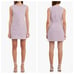 Endless Rose Lavender Tweed Mini Dress Button Front Pockets