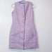 Endless Rose Lavender Tweed Mini Dress Button Front Pockets