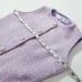 Endless Rose Lavender Tweed Mini Dress Button Front Pockets