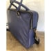 Vintage Mulberry leather briefcase in purple
