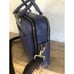 Vintage Mulberry leather briefcase in purple