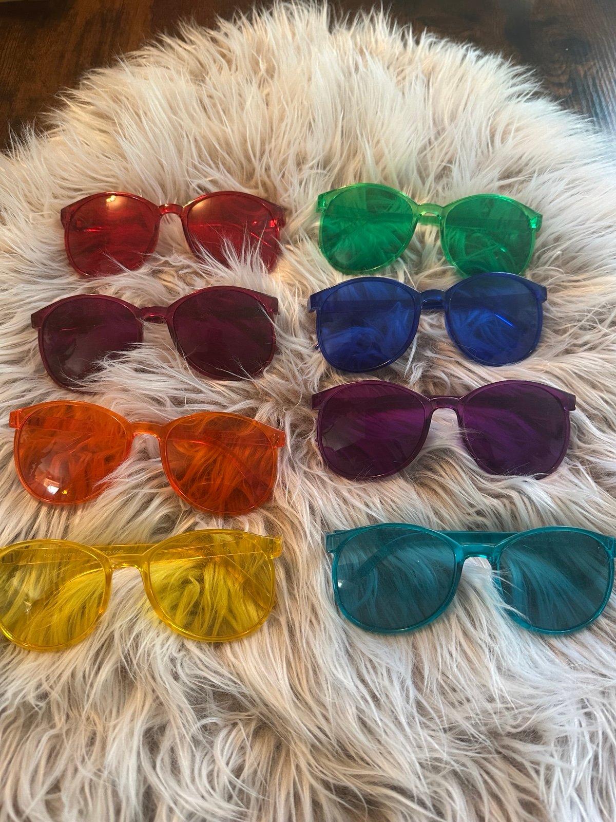Color therapy Sunglasses glasses set