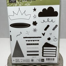 Stampin’ Up! Biggest Birthday Ever Stamp set and Thinlits Dies