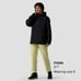 NIB STOIC BLACK RAIN ANORAK PULLOVER JACKET