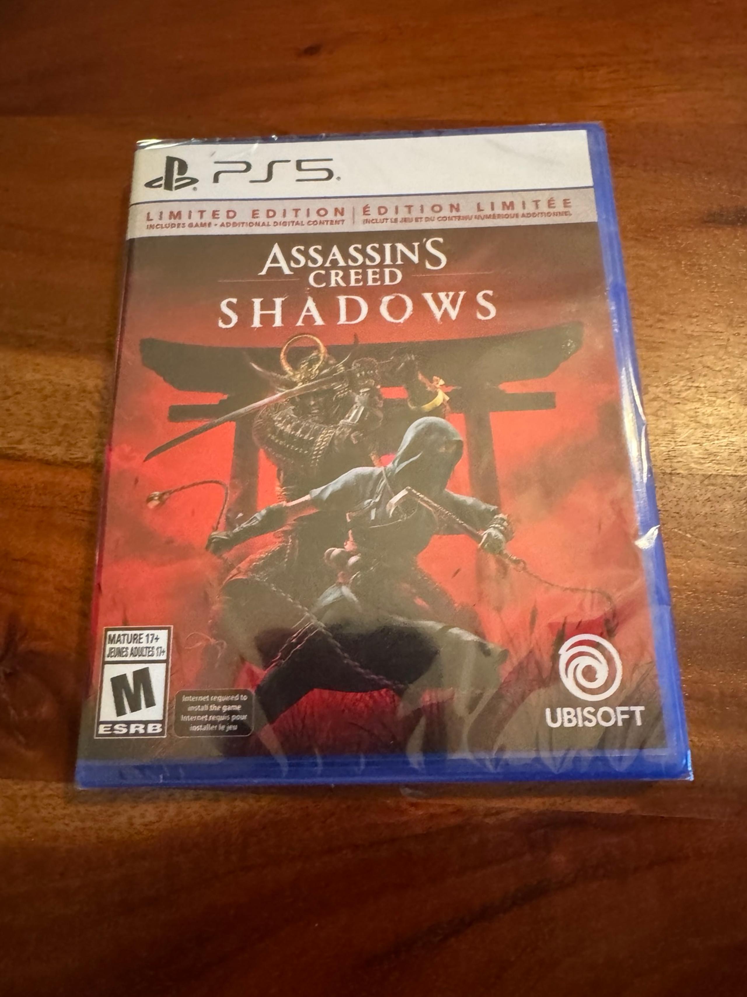 Assassin Creed Shadows Limited Edition ps5