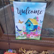 Seasonal Garden Flags Set of 12 Double Sided Easter Spring Garden Flag