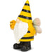 Bumble Gnome Bright Yellow and Black 6 Inches Polyresin Outdoor Garden Statue
