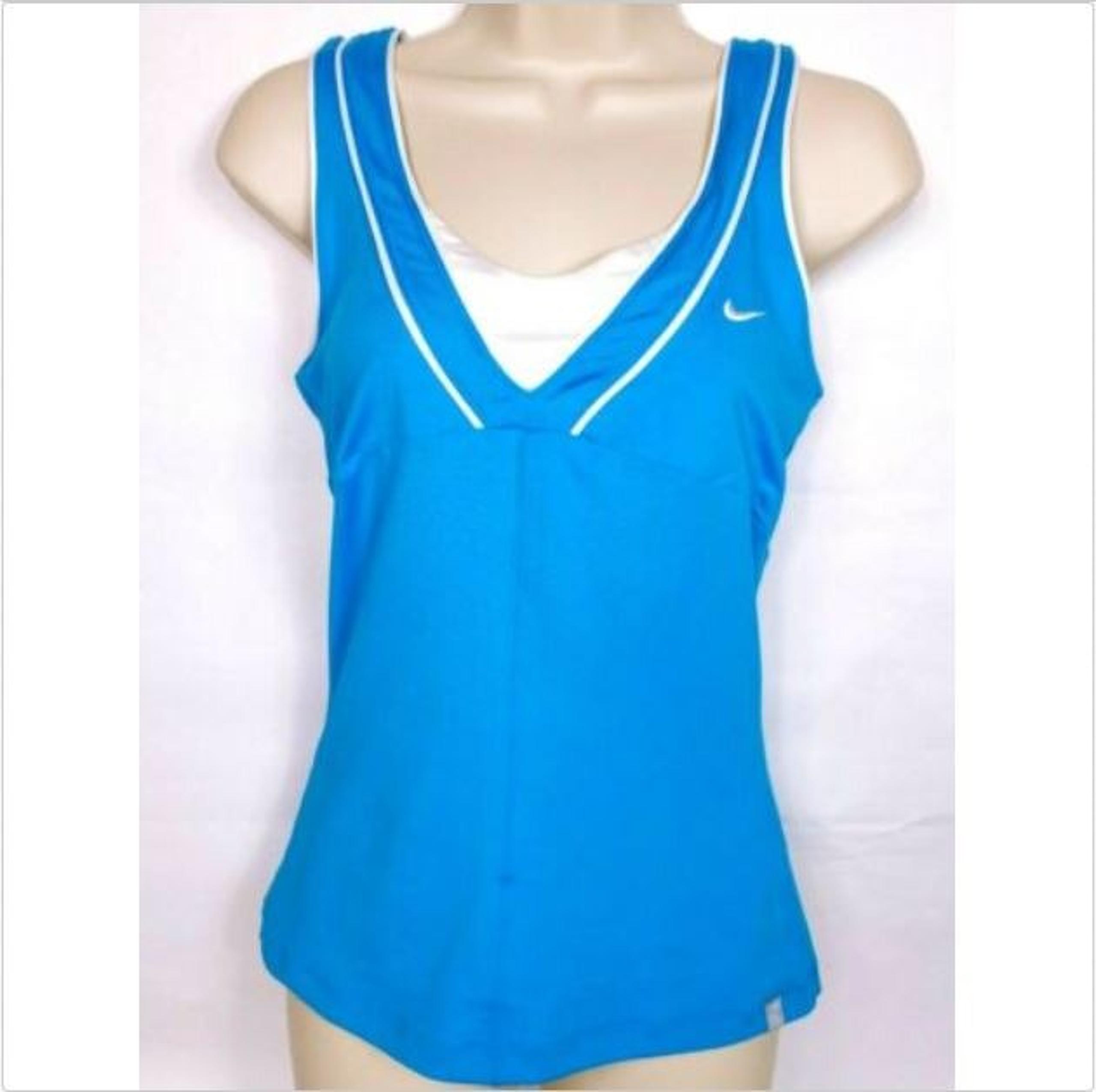 Nike Women's Dri-Fit Tank Top Small Blue