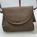 Adrienne Vittadini Made in Korea Nylon Beige Checkered Crossbody