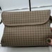 Adrienne Vittadini Made in Korea Nylon Beige Checkered Crossbody