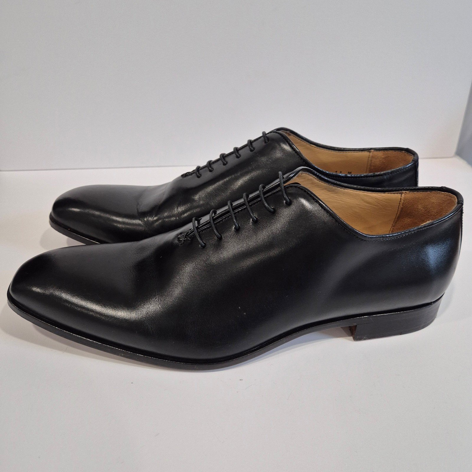 Mercanti Fiorentini size 11 Mens Black Dress Shoes in Box