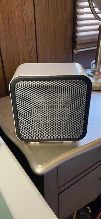 500-Watt Ceramic Small Space Personal Mini Heater - White