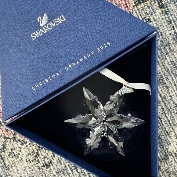 NEW Swarovski Christmas Crystal Ornament 2015 NIB
