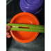 Vintage Fiesta-ware Original Radioactive Red (Orange) & Blue 4 3/4 Fruit Bowl