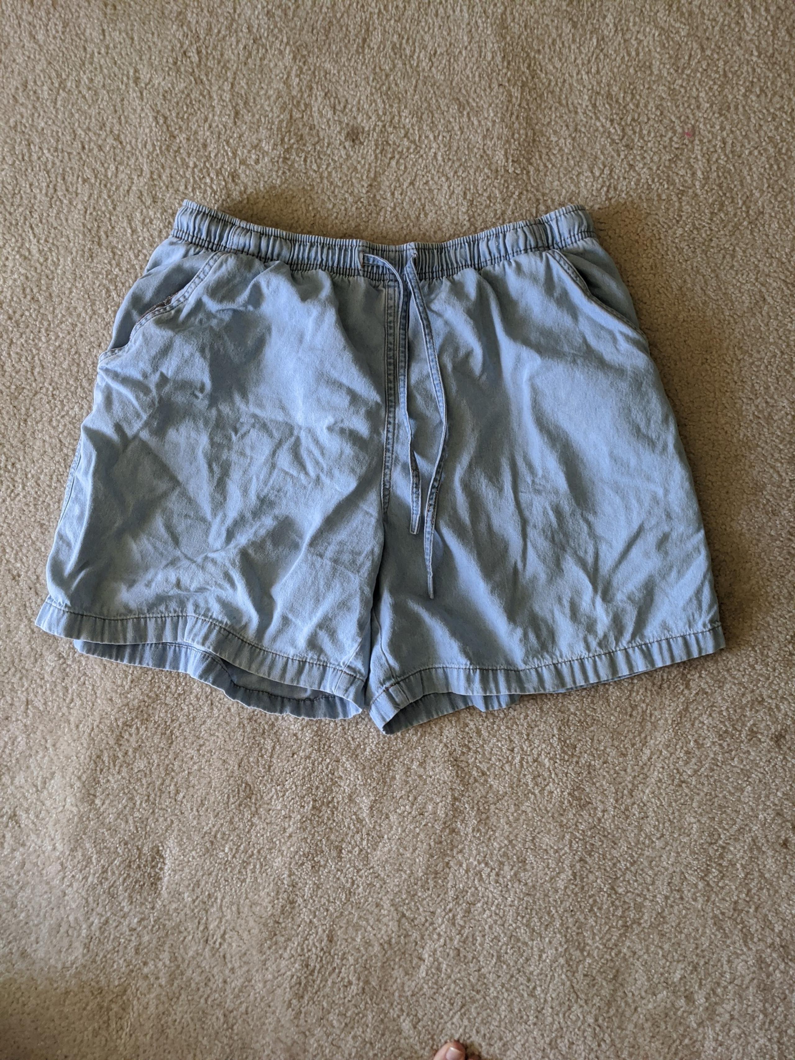 Denim Light Wash Shorts