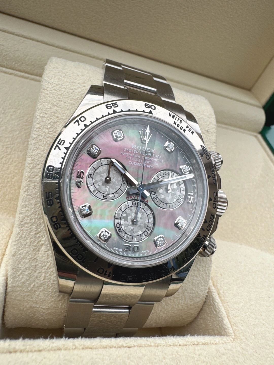 18K White Gold Chronometer Watch Daytona