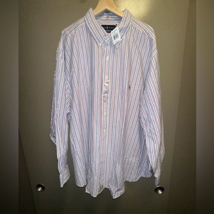 NWT Ralph Lauren striped button-down shirts