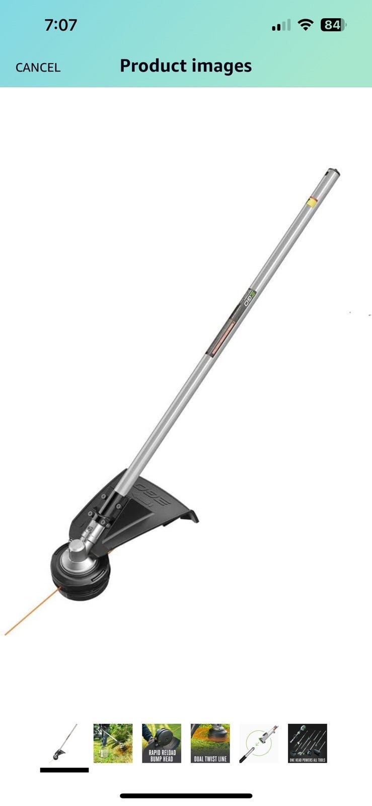 STA1500 15-Inch String Trimmer Attachment for EGO 56-Volt Lithium-ion