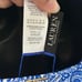 Ralph Lauren women’s ROYAL BLUE/WHITE Woodblock One-Piece Swimsuit size 12 NEW