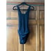 NWT Andie Women's The Tulum Open Strappy Back Smooth One Piece Swimsuit Black M