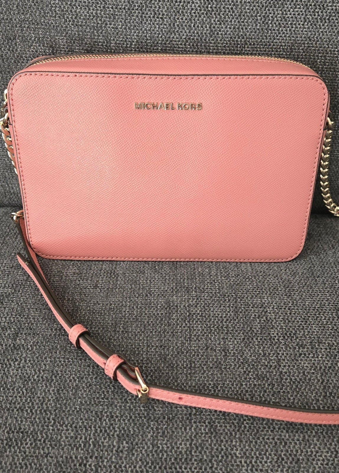 Michael Kors Set Large Saffiano Leather Crossbody Bag